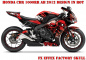 Preview: Beispiel Bild für die Farben, Skull Rot für Honda CBR 1000RR 2012-2017
